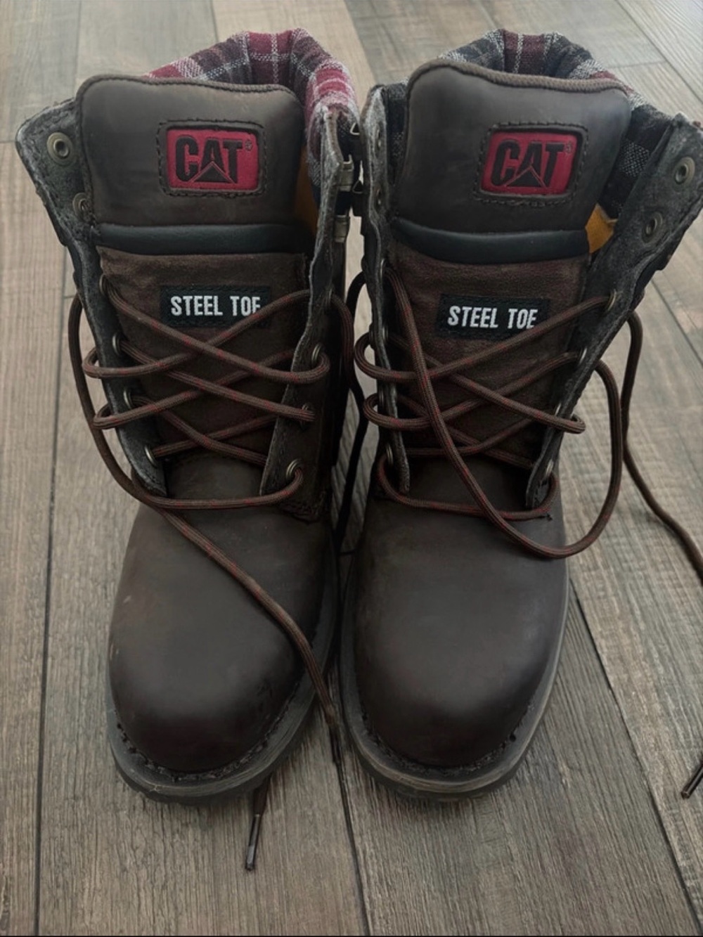 CAT Kenzie steel toe work boots
